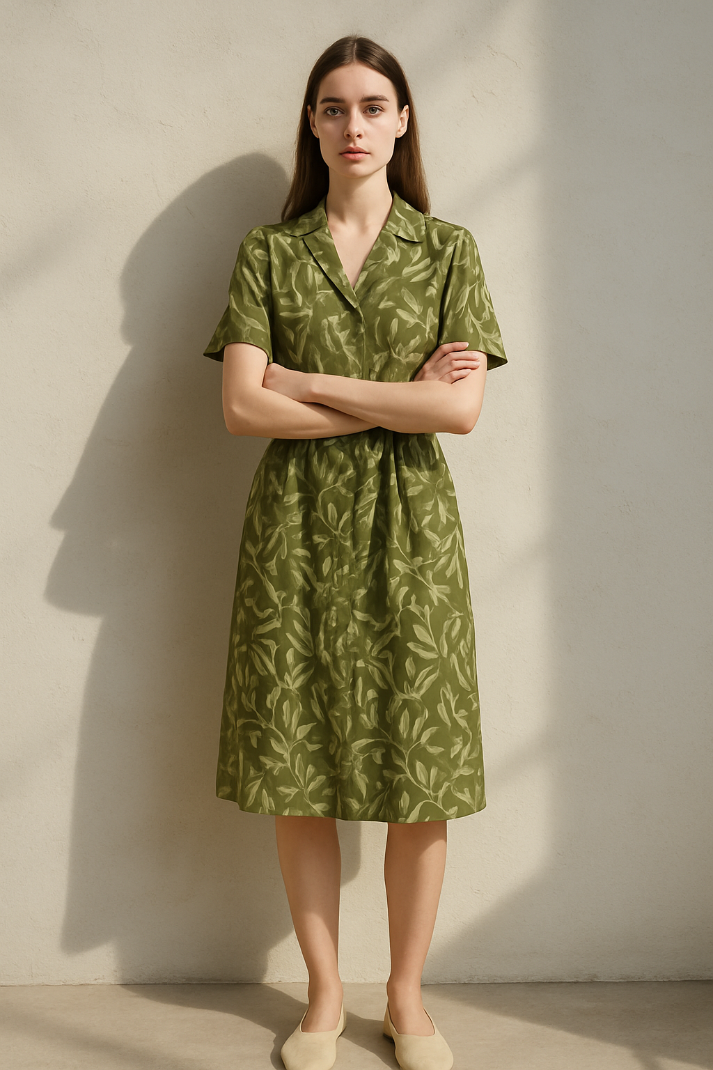 Sophia | Printed Shirt Dress